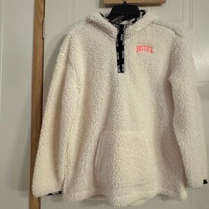 Justice Sz 14/16 Kids Oversized Fleece Hoodie VGUC 😊😊